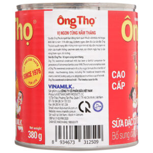 Sữa đặc có đường Ông Thọ Đỏ lon 380g