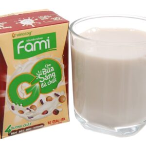 Sữa đậu nành đậu đỏ nếp cẩm Fami Go hộp 200ml