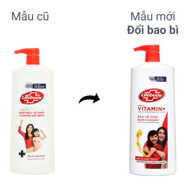 Sữa Tắm Lifebuoy Bảo Vệ Vượt Trội Chai 1kg