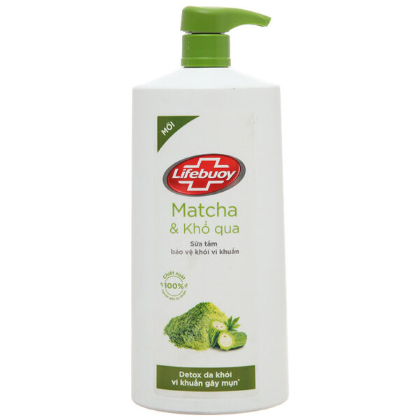 Sữa Tắm Lifebuoy Detox Matcha & Khổ Qua 800g 