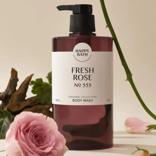 Sữa Tắm Tinh Chất Hoa Hồng Happy Bath Original Rose Body Wash No.555