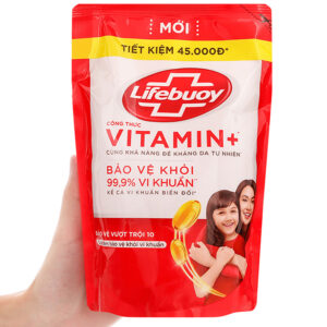 Sữa tắm Lifebuoy dạng túi bảo vệ vượt trội 784ml