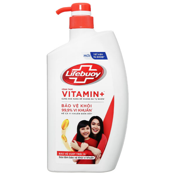 Sữa Tắm Lifebuoy Bảo Vệ Vượt Trội Chai 800G