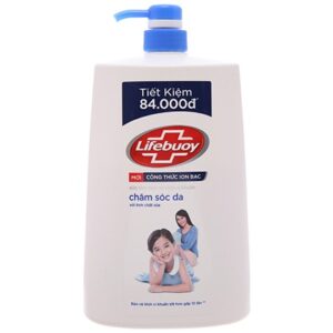 Sữa Tắm Lifebuoy Chăm Sóc Da Màu Xanh (Chai 1.1kg)