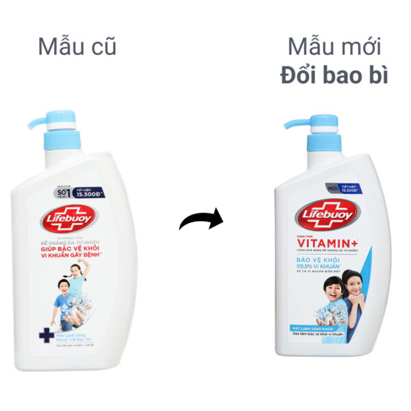 Sữa Tắm Lifebuoy Mát Lạnh Sảng Khóai 850G