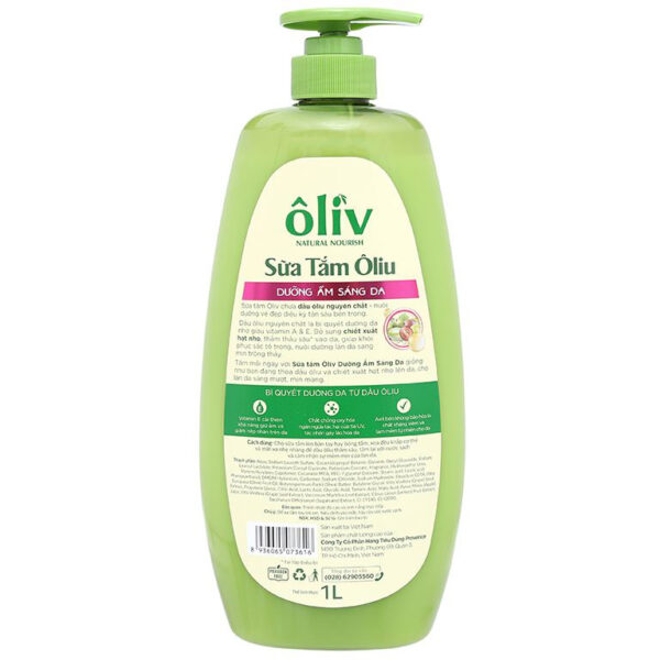 Sữa Tắm Olive Dưỡng Ẩm Sáng Da 1L