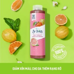 Sữa Tắm St.Ives Tẩy Tế Bào Chết Chiết Xuất Cam Chanh 650ml