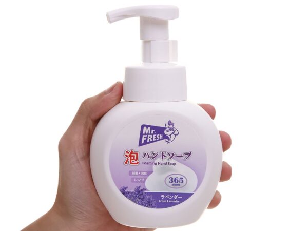 Sữa rửa tay bọt tuyết Mr.Fresh hương lavender chai 365ml