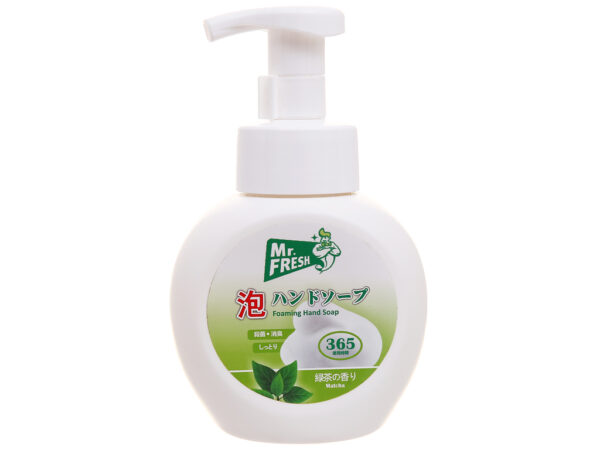 Sữa rửa tay bọt tuyết Mr.Fresh hương trà xanh chai 365ml