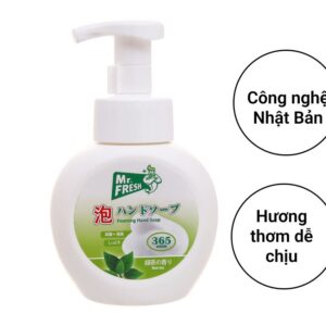 Sữa rửa tay bọt tuyết Mr.Fresh hương trà xanh chai 365ml