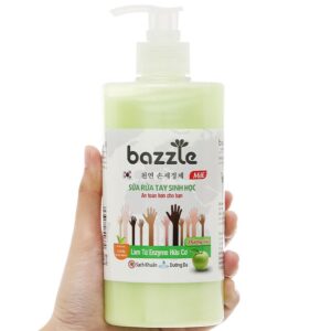 Sữa rửa tay sinh học Bazzle hương táo chai 200ml