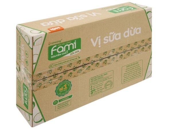 Sữa Đậu Nành Vinasoy Fami Vị Sữa Dừa Hộp 200ml