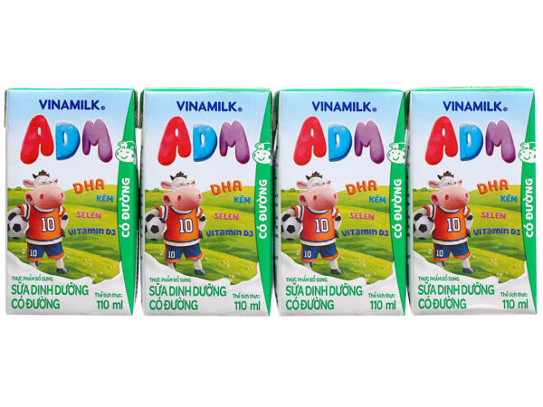 Sữa dinh dưỡng có đường Vinamilk ADM 110ml