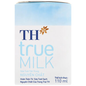 Sữa tươi tiệt trùng nguyên chất TH true MILK hộp 110ml