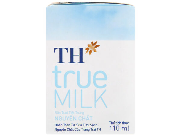 Sữa tươi tiệt trùng nguyên chất TH true MILK hộp 110ml