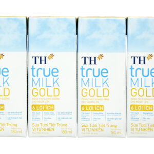 Sữa Tươi Tiệt Trùng Vị Tự Nhiên TH true MILK GOLD Người Lớn 180 ml