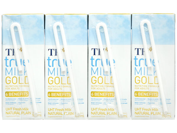 Sữa Tươi Tiệt Trùng Vị Tự Nhiên TH true MILK GOLD Người Lớn 180 ml