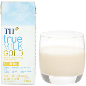 Sữa Tươi Tiệt Trùng Vị Tự Nhiên TH true MILK GOLD Người Lớn 180 ml