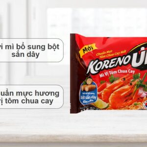 Mì Koreno Up Vị Tôm Chua Cay Gói 67G