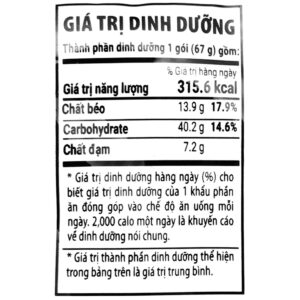 Mì Koreno Up Vị Tôm Chua Cay Gói 67G