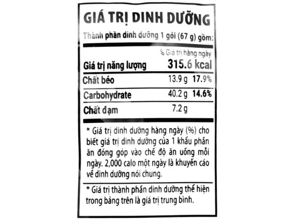 Mì Koreno Up Vị Tôm Chua Cay Gói 67G