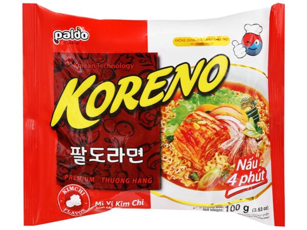 Mì Koreno vị kim chi gói 100g