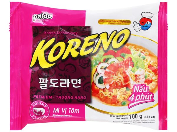 Mì Koreno Vị Tôm Gói 100G