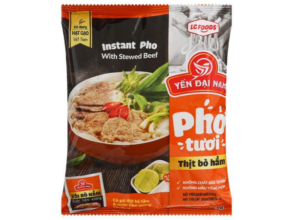 Phở Tươi LC Foods Thịt Bò Hầm Gói 90G