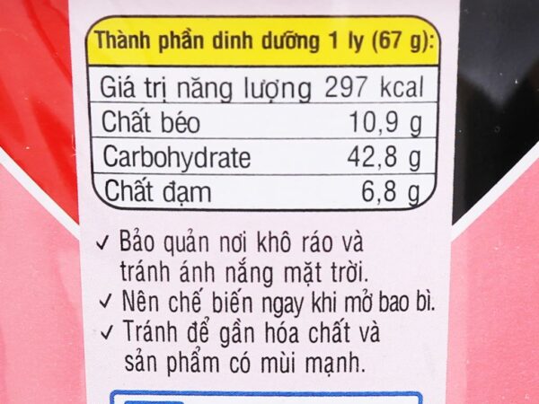 Mì Handy Hảo Hảo vị tôm chua cay ly 67g