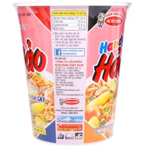 Mì Handy Hảo Hảo vị tôm chua cay ly 67g