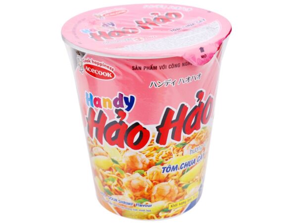 Mì Handy Hảo Hảo vị tôm chua cay ly 67g