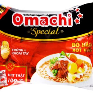 Mì khoai tây Omachi Special bò hầm xốt vang 92g