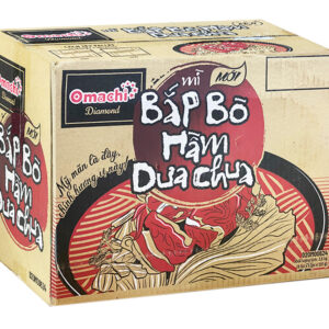 Mì Omachi Bắp Bò Hầm Dưa Chua Gói 120g