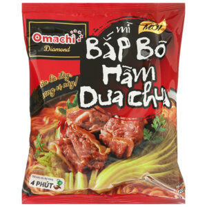 Mì Omachi Bắp Bò Hầm Dưa Chua Gói 120g