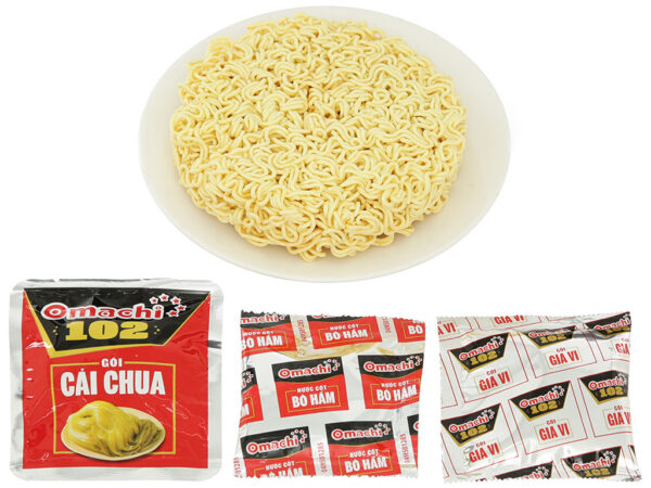 Mì Omachi Bắp Bò Hầm Dưa Chua Gói 120g