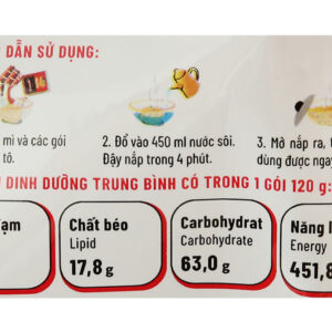 Mì Omachi Bắp Bò Hầm Dưa Chua Gói 120g