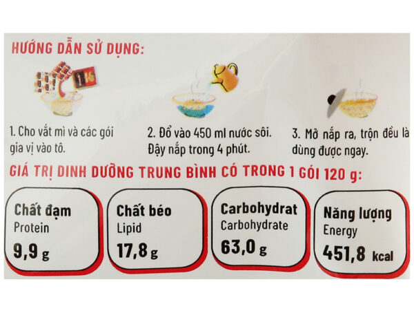 Mì Omachi Bắp Bò Hầm Dưa Chua Gói 120g