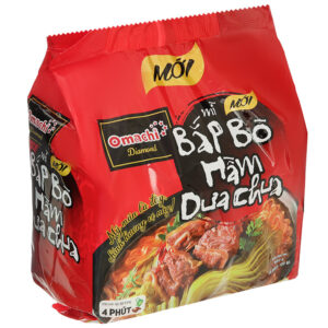 Mì Omachi Bắp Bò Hầm Dưa Chua Gói 120g