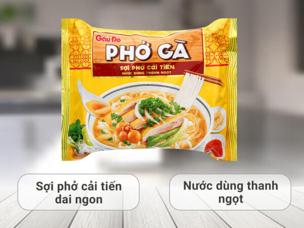 Phở gà Gấu Đỏ gói 65g