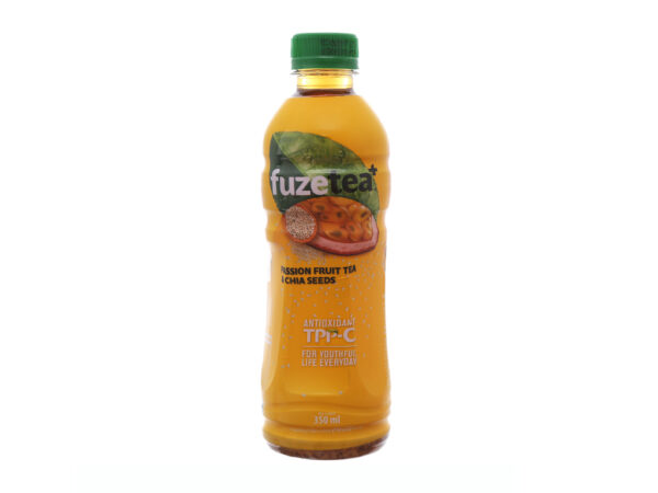 Trà chanh dây và hạt chia Fuze Tea 350ml