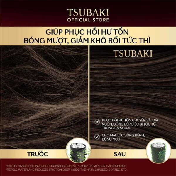 Dầu Xả Dưỡng Tóc Bóng Mượt Tsubaki Premium Moist Conditioner