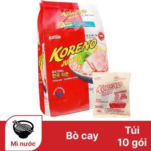 Mì Koreno Jumbo vị bò cay 100g