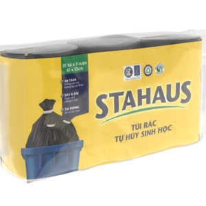 Túi rác STAHAUS màu Đen 03 cuộn 45x55cm*1kg