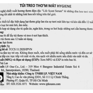 Túi thơm Hygiene xanh hương hoa nở rộ 8g