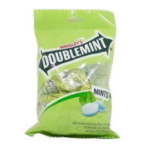 Kẹo ngậm không đường DoubleMint hương bạc hà 39g