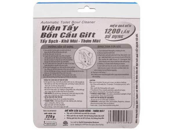 Viên tẩy bồn cầu Gift 4 viên- 220g (4x55g)