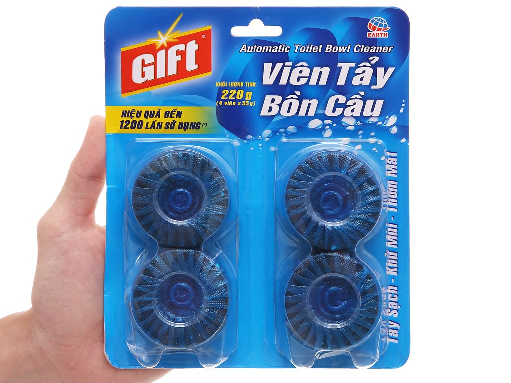 Viên tẩy bồn cầu Gift 220g 5