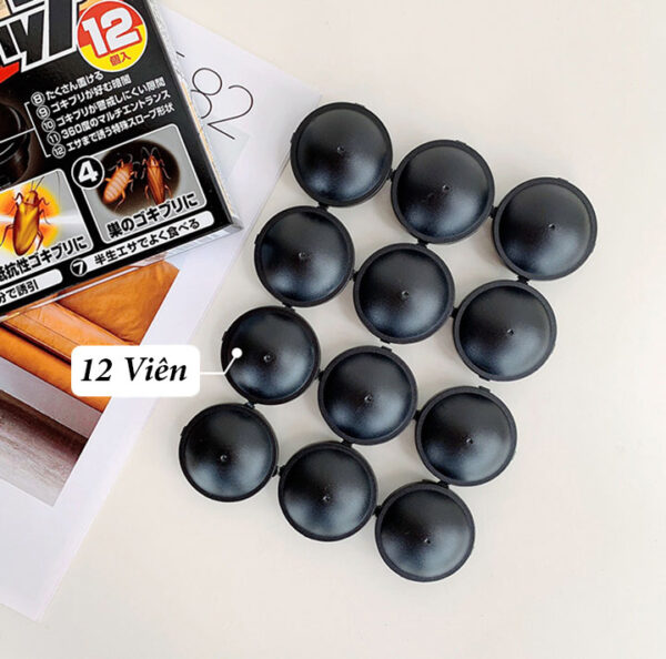 Viên diệt gián Black Cap hộp 12 viên