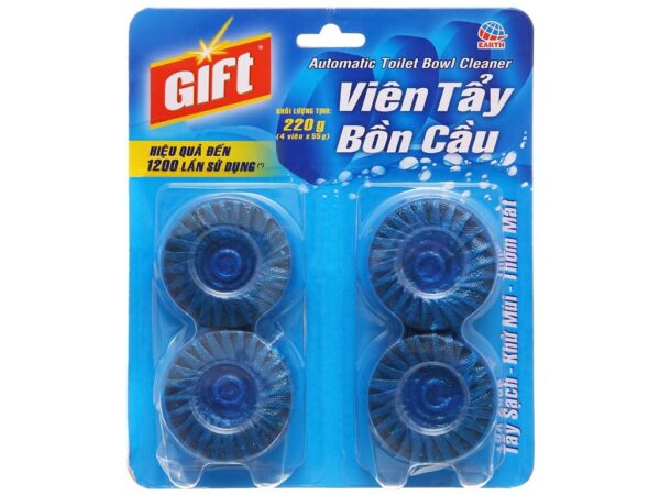 Viên tẩy bồn cầu Gift 4 viên- 220g (4x55g)