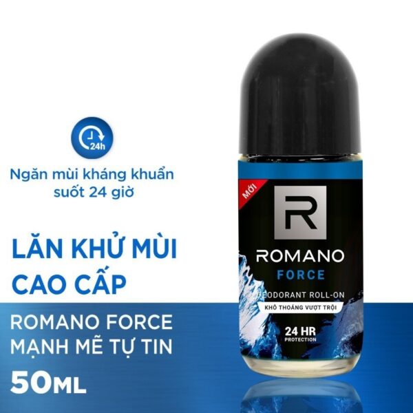 Lăn Khử Mùi Romano Hương Nước Hoa Force 50ml